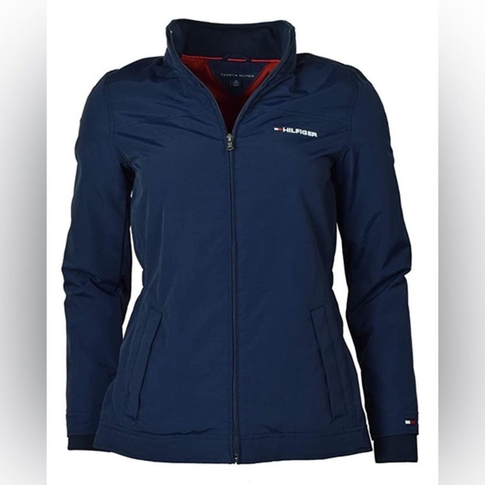 Tommy Hilfiger Women’s Nylon Yacht Jacket Windbreaker — Size L